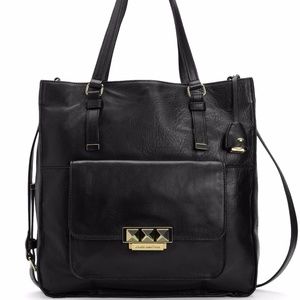 Juicy Couture Rock Star Black Leather Shoulder Bag
